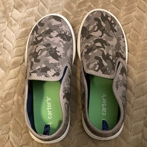 Carters Boy's Damon Slip On Shoes | Grey | Size 3